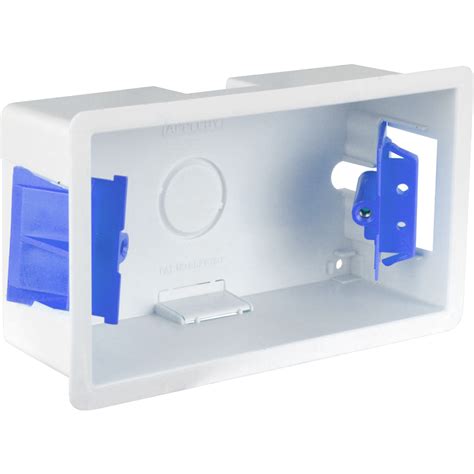 duplex blue junction boxes sheetrock|plastic boxes for drywall.